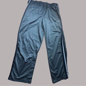 Nike track pants size XL black with drawstring